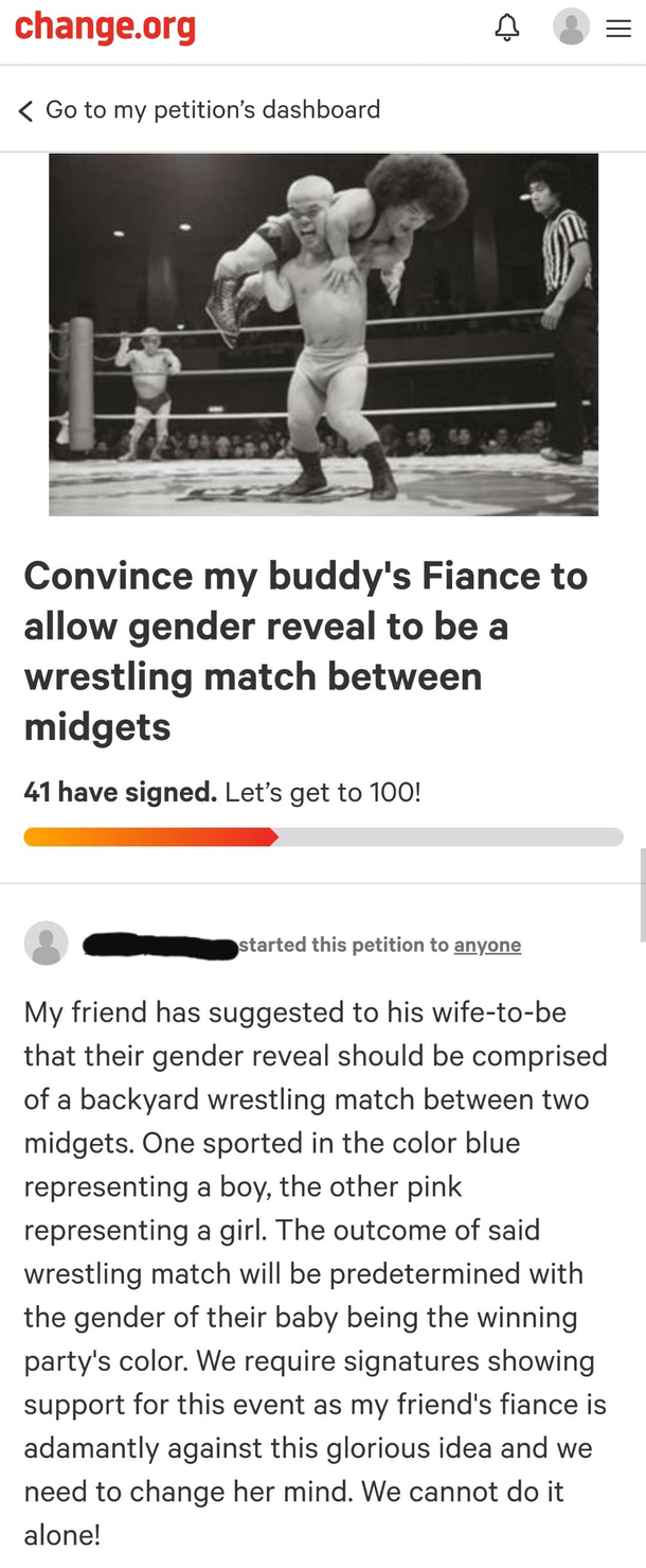 Please Check Out My Petition Its For A Good Cause