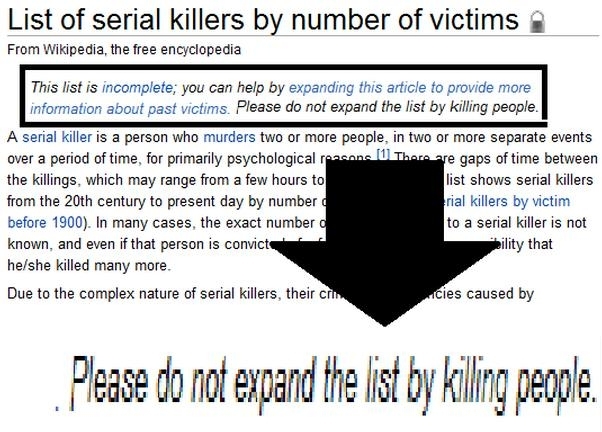 Please dont expand the list by killing