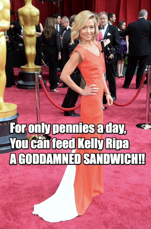 Please feed Kelly Ripa