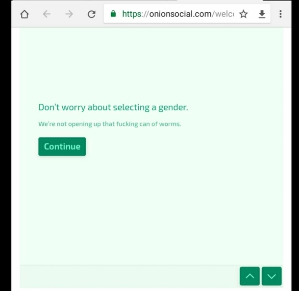 Please select your gender