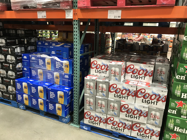 Plenty of water at my local Costco