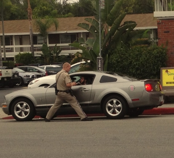 Police Power Stance He needs some jean shorts