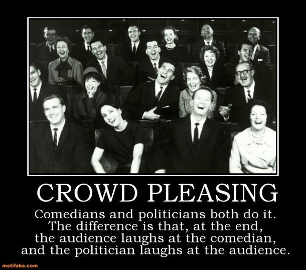 Politicians and comedians--compare amp contrast