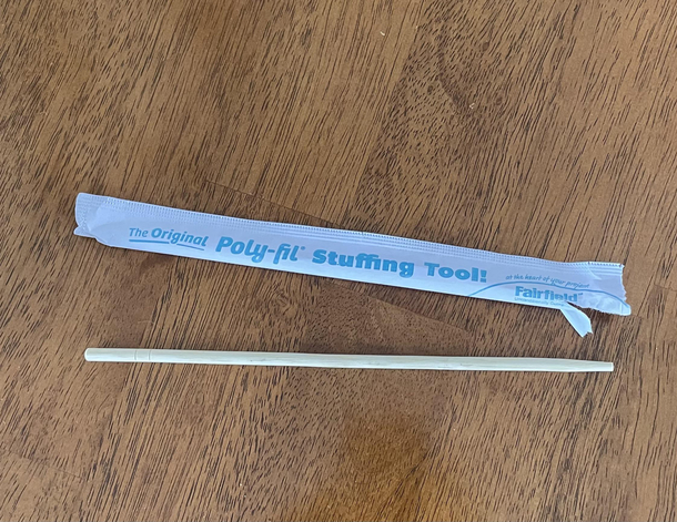 Poly-fit stuffing tool is just a chopstick