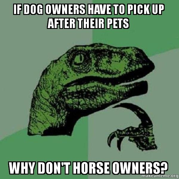 Pondered this while on a multi use trail