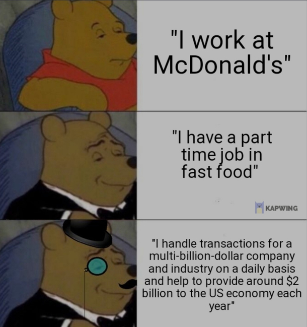 Pooh is not wrong at all