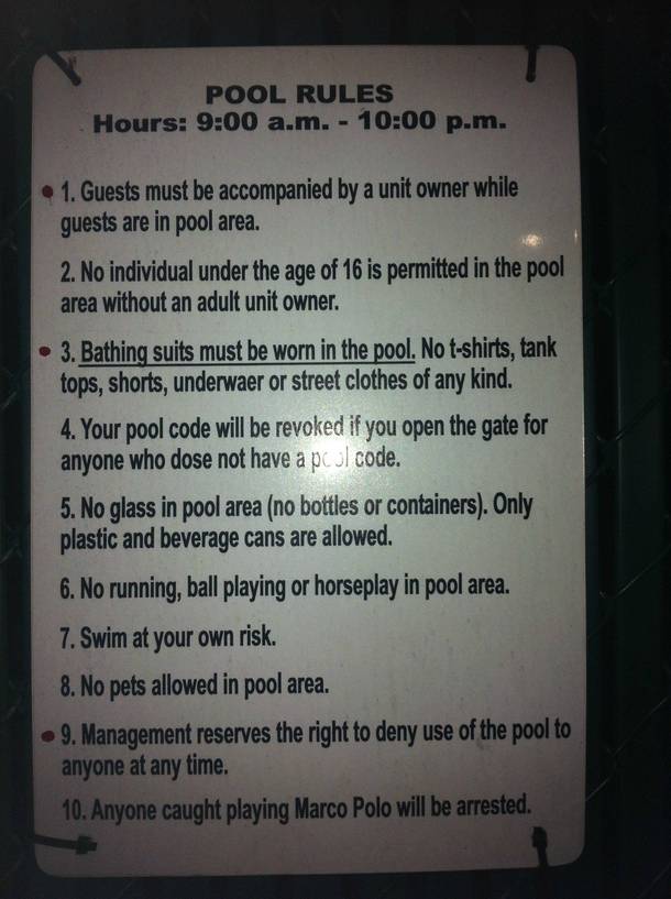 Pool Rule 