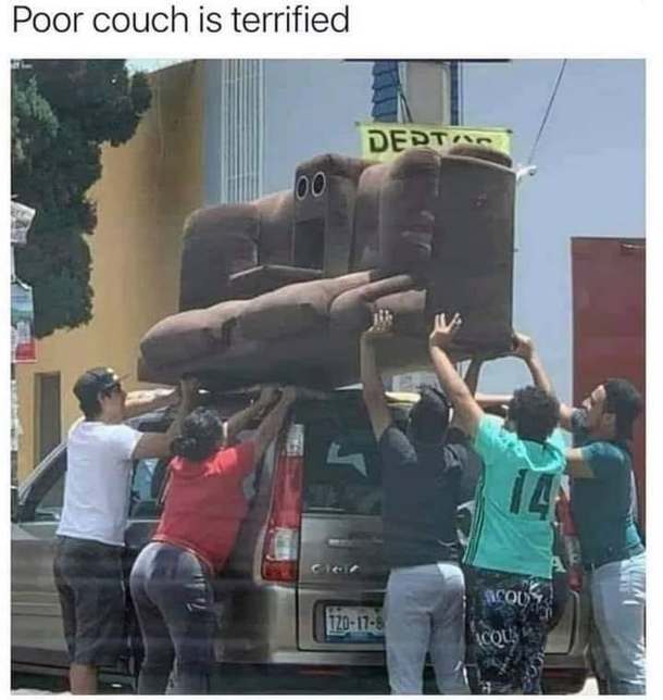 Poor couch
