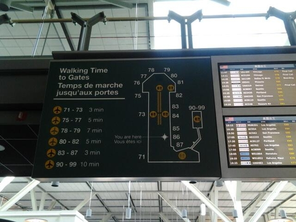 Poorly designed airport