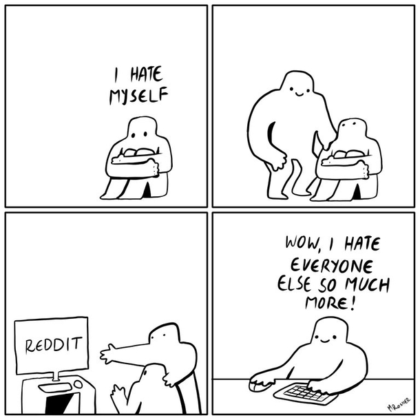 Positive effects of Reddit on mental health