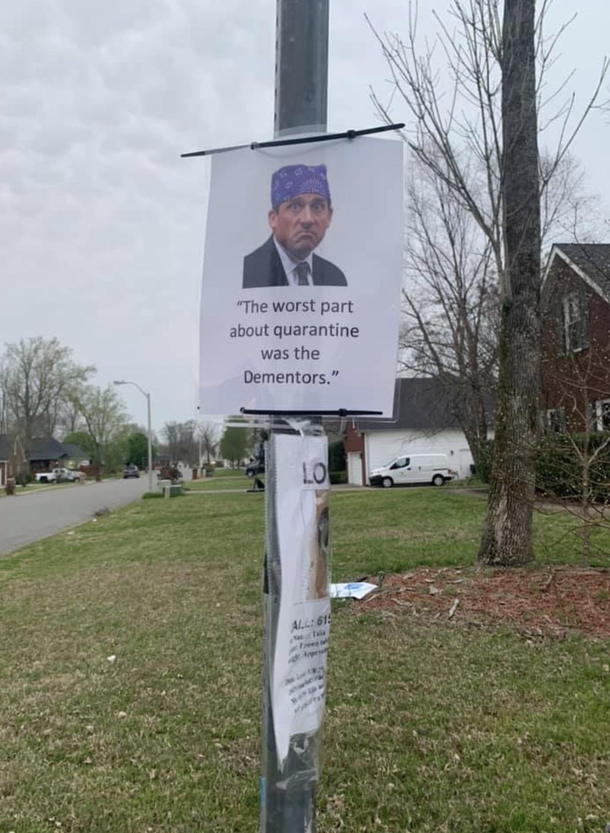 Possibly the best sign ever posted in my neighborhood