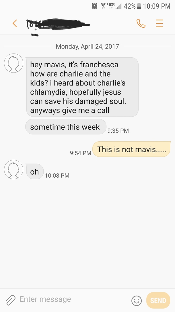 Possibly The Best Wrong Number Text Ive Ever Recieved