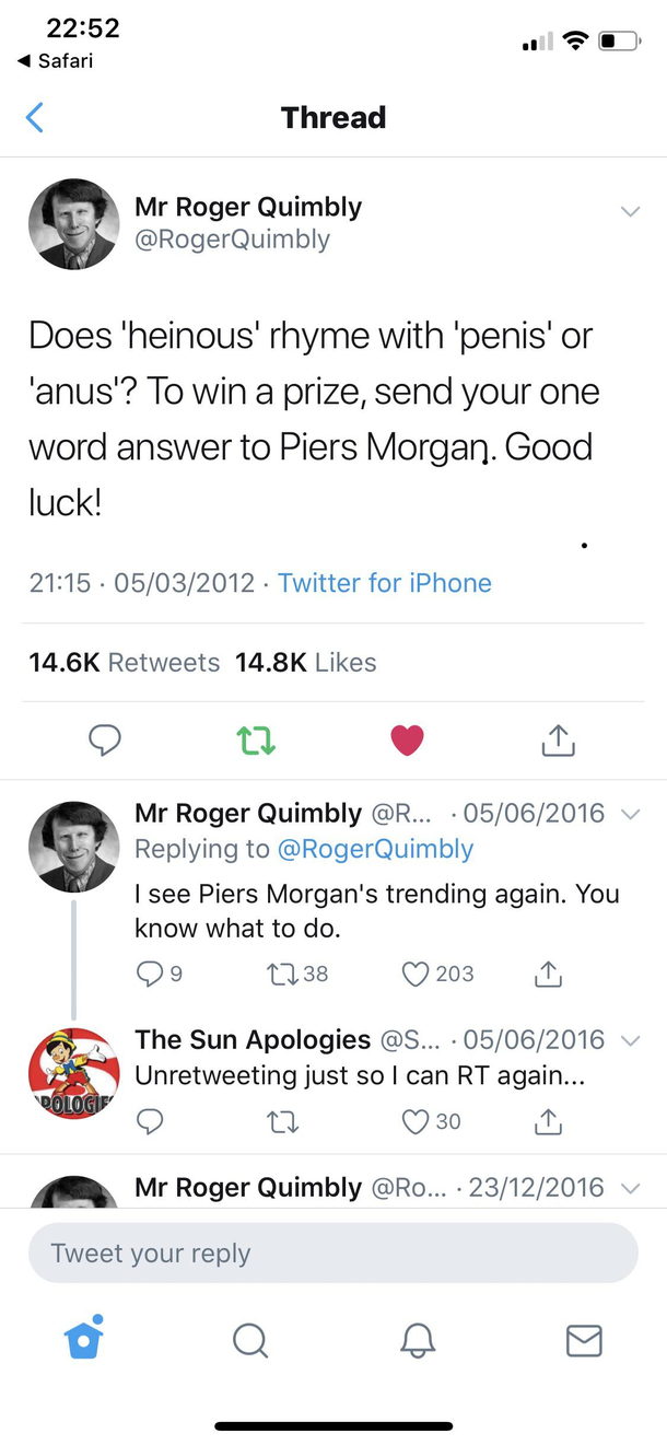 Possibly the greatest tweet ever