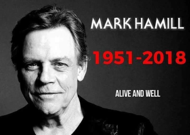 Posted on Mark Hamills instagram