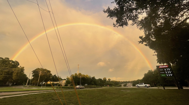 Pot of gold at the end of the rainbow 
