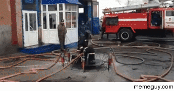 Power of fire hose