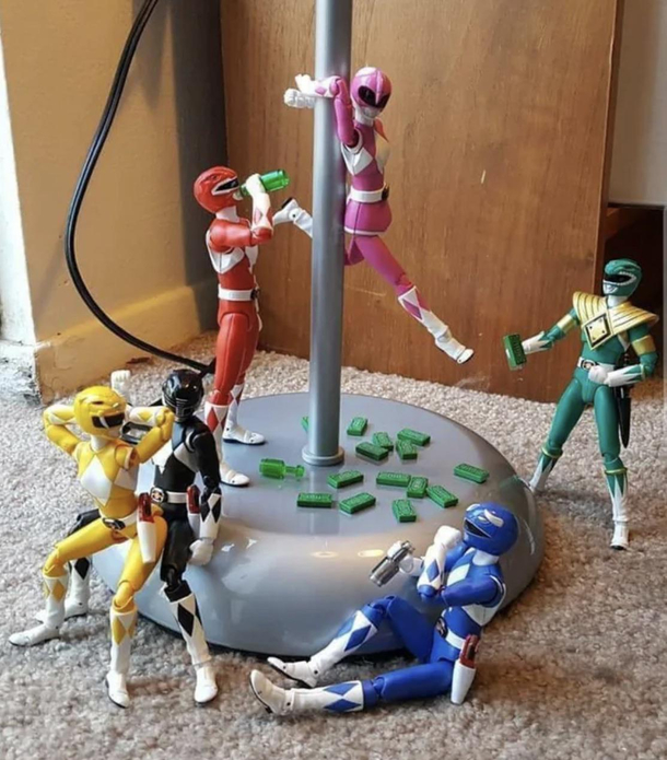 Power Rangers gone wild