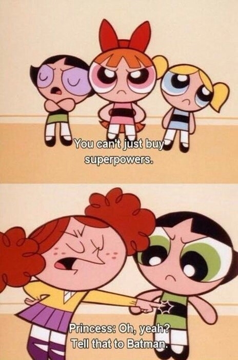 Powerpuff Girls learn about super powers