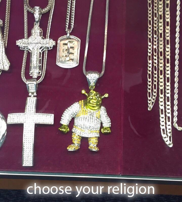 Pray our lord and saviour Shrek