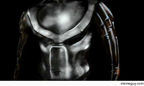 PREDATOR Body Painting I did the other day