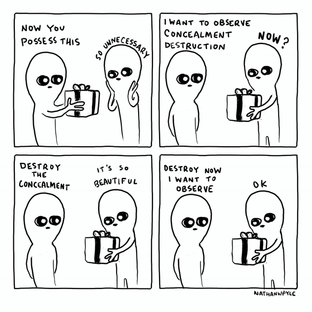 Presents credit to Nathan W Pyle
