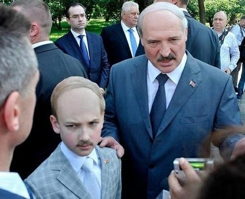 President of Belarus and his Mini-Me