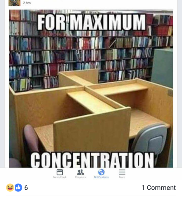 Pretty hard to stay focused