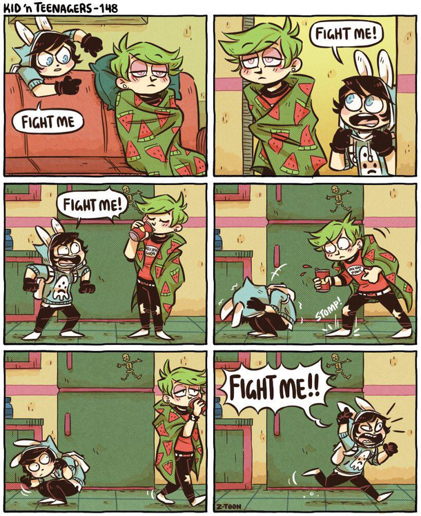 Pretty much life with a younger sibling in a nutshell