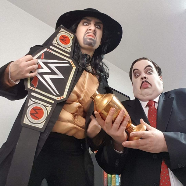 Pretty sure my friend and his girlfriend won Halloween this year