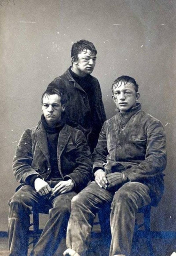 Princeton students after a freshman vs sophomores snowball fight in 