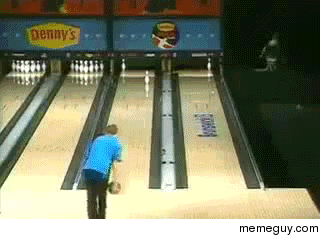 Pro bowling shot