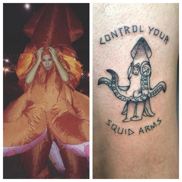 Pro Tip A real good way to distract yourself during these times is to get a tattoo of your wife in a squid costume I recommend it to everyone