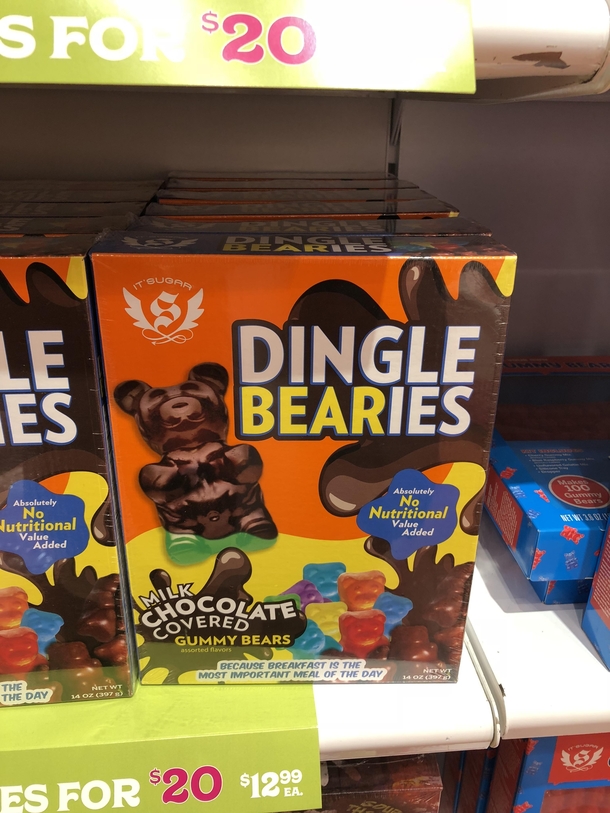 Probably couldve thought of a more appetizing name for chocolate covered gummy bears
