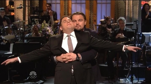 Probably the best picture of Jonah Hill and Leonardo Dicaprio Ive ever seen