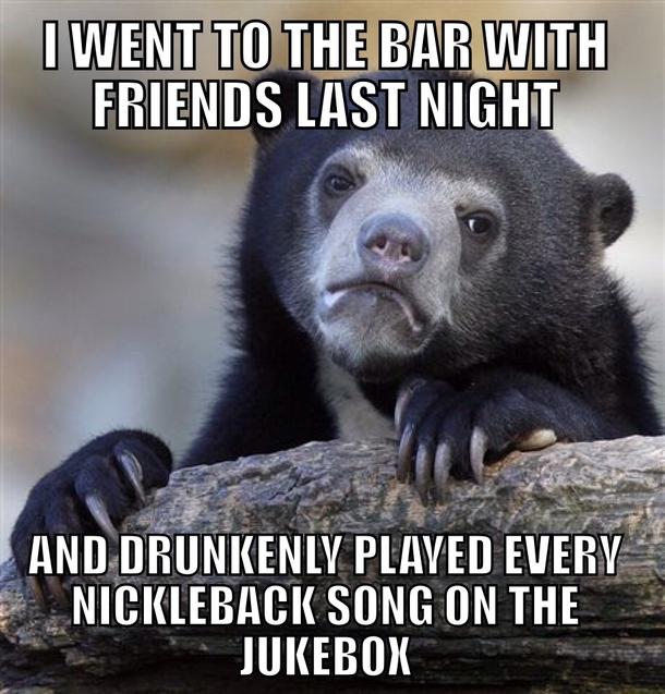 Probably the most evil thing I have done Everyone in the bar was in a murderous rage