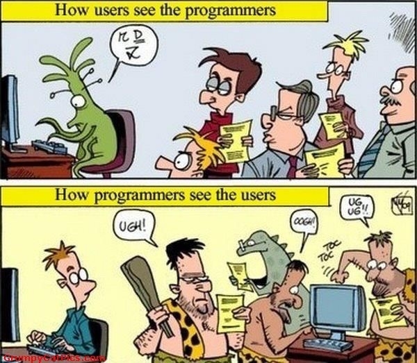Programmers vs Users