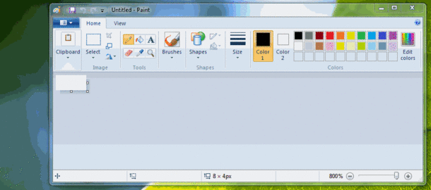 Programming in Paint