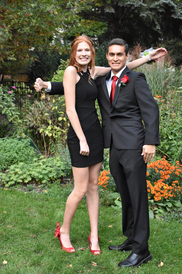 Prom pictures with just a friend