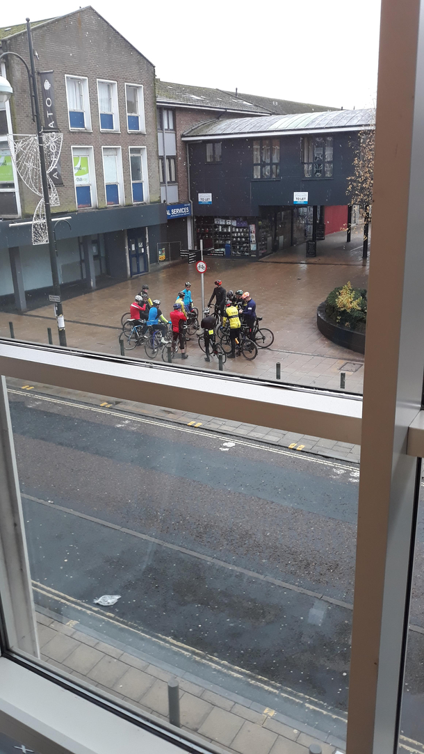 Proof that cyclists dont read road signsdiscuss