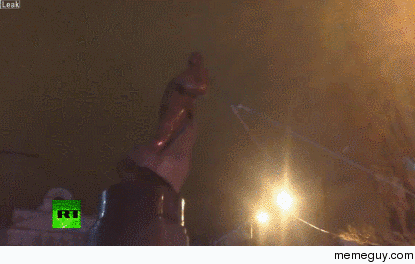 Protesters in Ukraine topple Vladimir Lenin statue