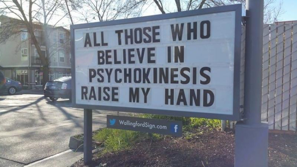 Psychokinesis fair point