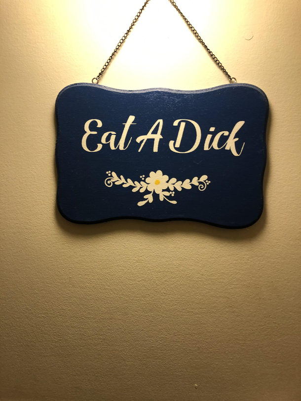 Public washroom sign at local Metal Club