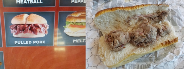 Pulled pork sandwich from Sheetz