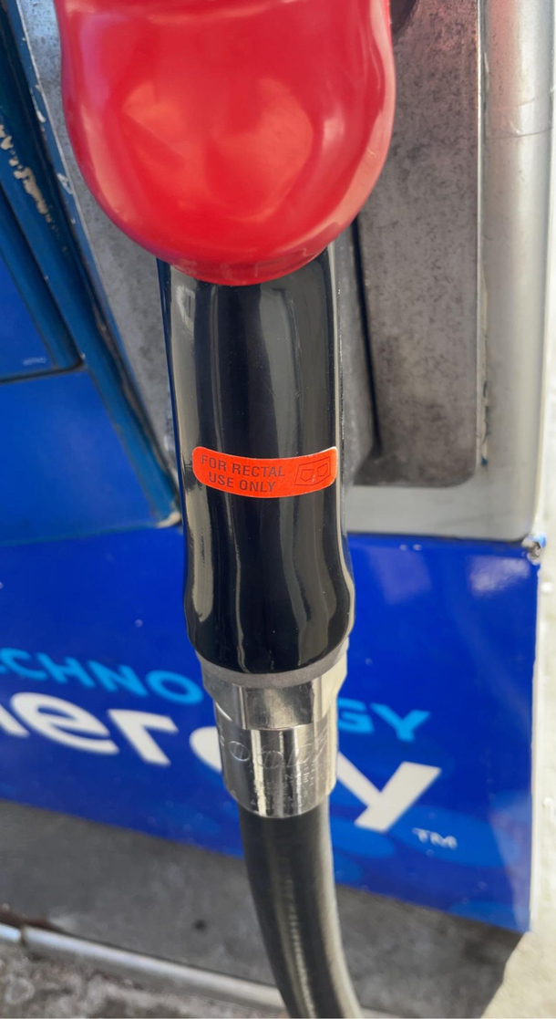 Pulled up to the gas station and had to question the anatomy of my car