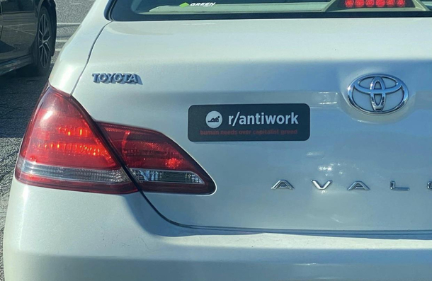 Putting a Bumper Sticker on your car