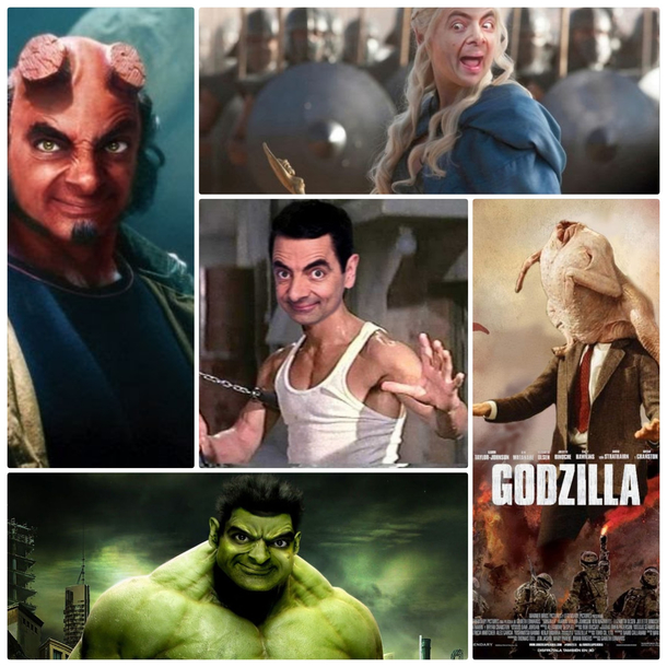 Putting mr Bean faces on characters is always huilarious