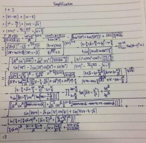 Quick maths
