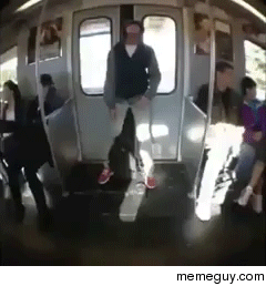 Quick nap on the subway