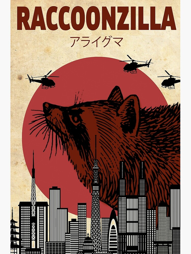 Raccoon Zilla 