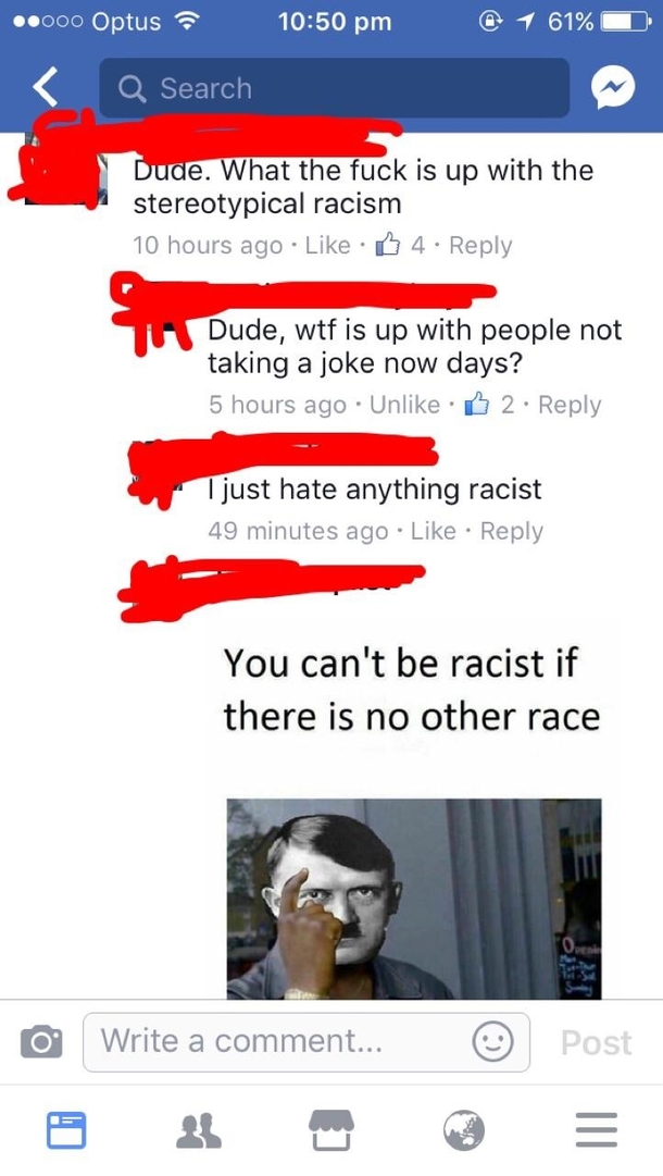 Racism is no joke